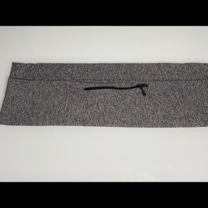Gray Infiniti Scarf with Giant Pocket and Zipper